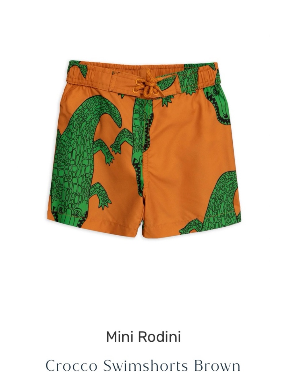 Mini Rodini
Crocco Swimshorts Brown Size
7-9 YO